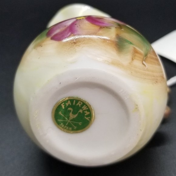 Vintage Fairway Japan China Miniature Creamer and Lidded Sugar Bowl - Picture 8 of 8